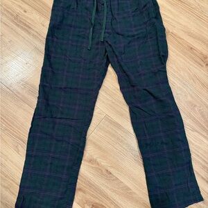 RedHead Dark Green Plaid Joggers